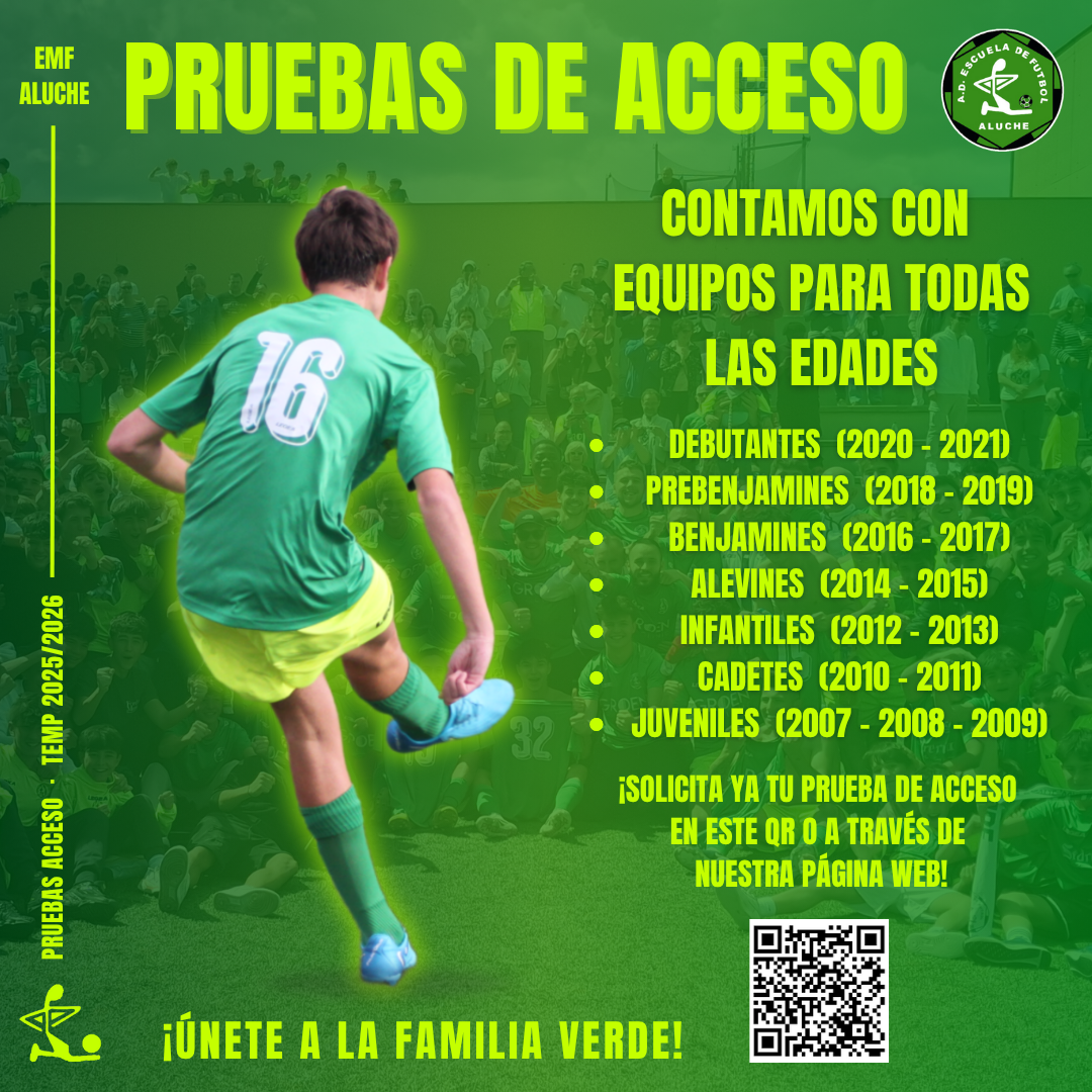 ABIERTAS INSCRIPCIONES TEMP. 2025/2026